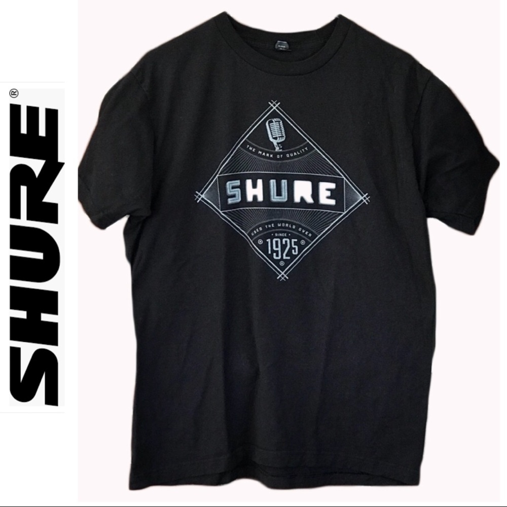 🆕Collector Shure Microphone T-Shirt